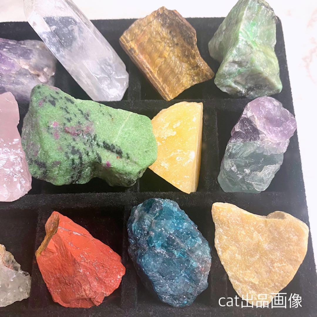 天然石 26個セット パワーストーン アメジスト 紫水晶 標本 原石 クラスター