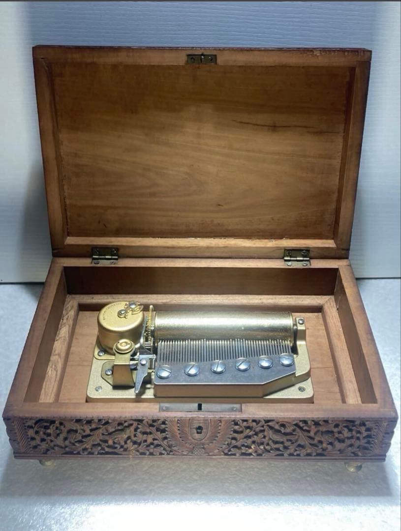 ORPHEUS オルフェウス オルゴール SANKYO 木製 リュージュ