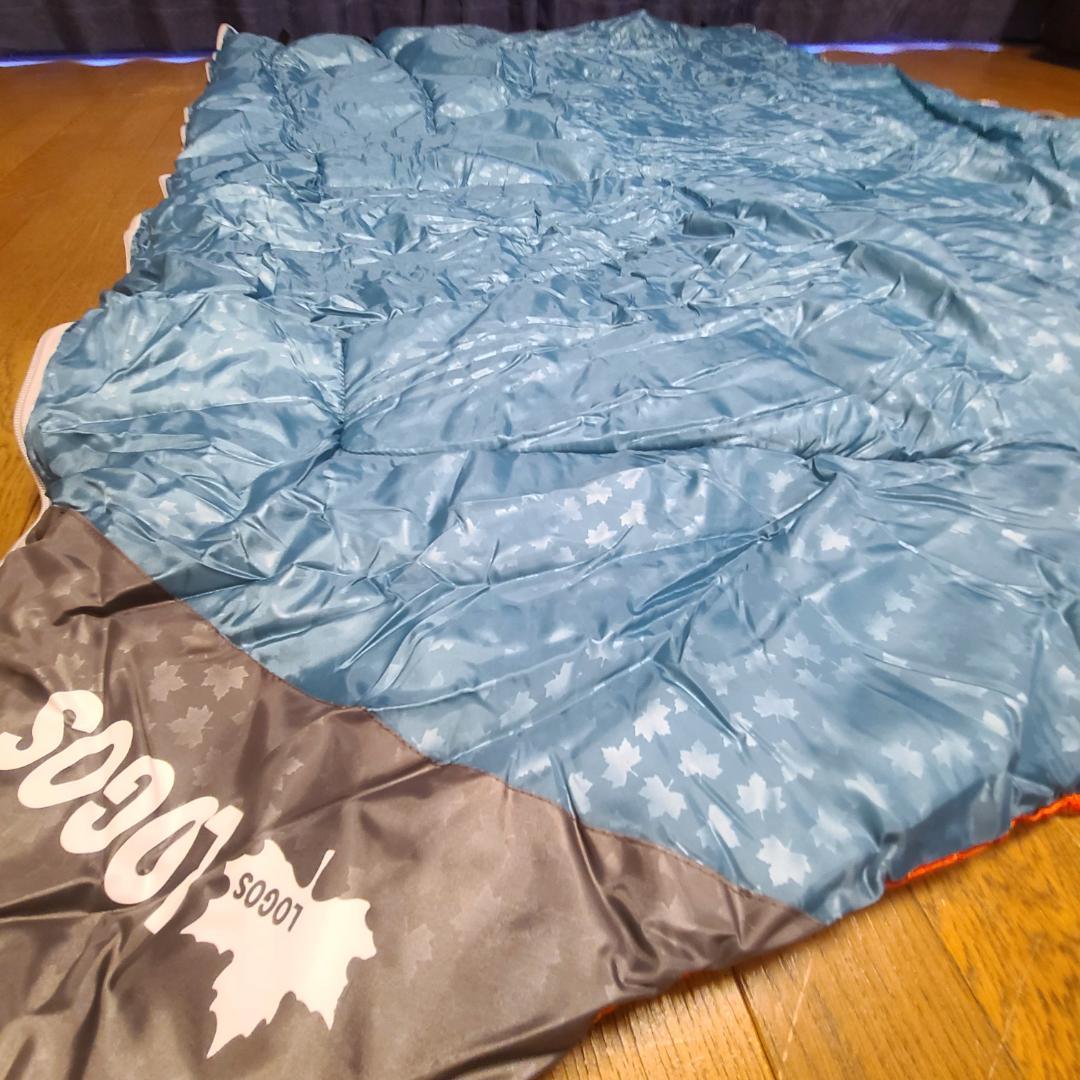 【極美品】LOGOS ミニバンぴったり寝袋 冬用 2個セット　ロゴス　シェルフ