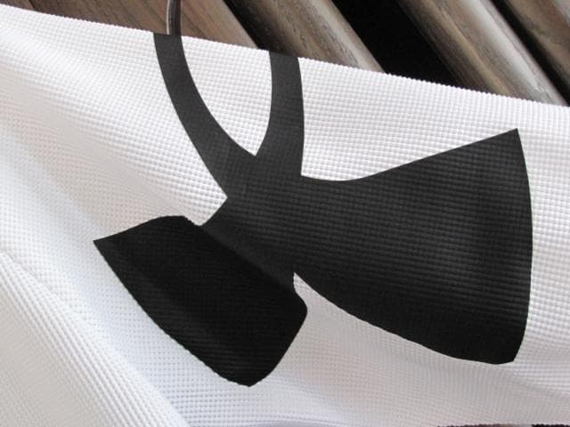 Under Armour M's Golf XL ホワイト モックネックシャツ