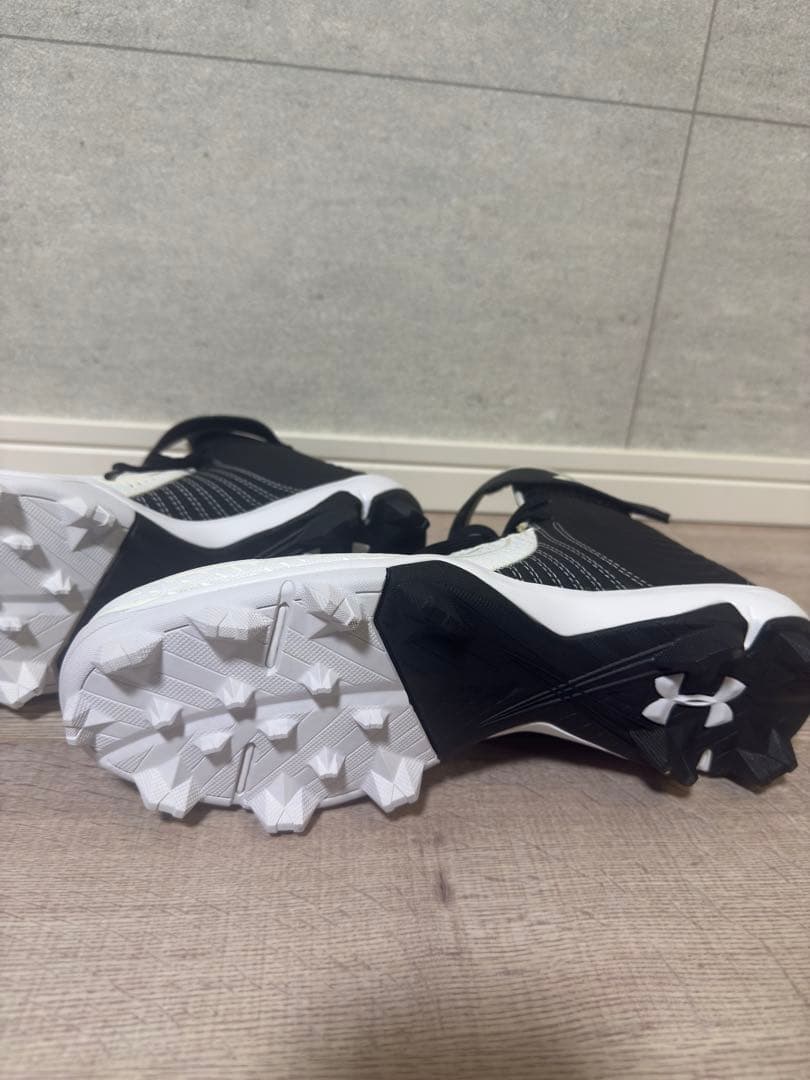 UNDER ARMOUR BH スパイクシューズ ホワイト/ブラック
