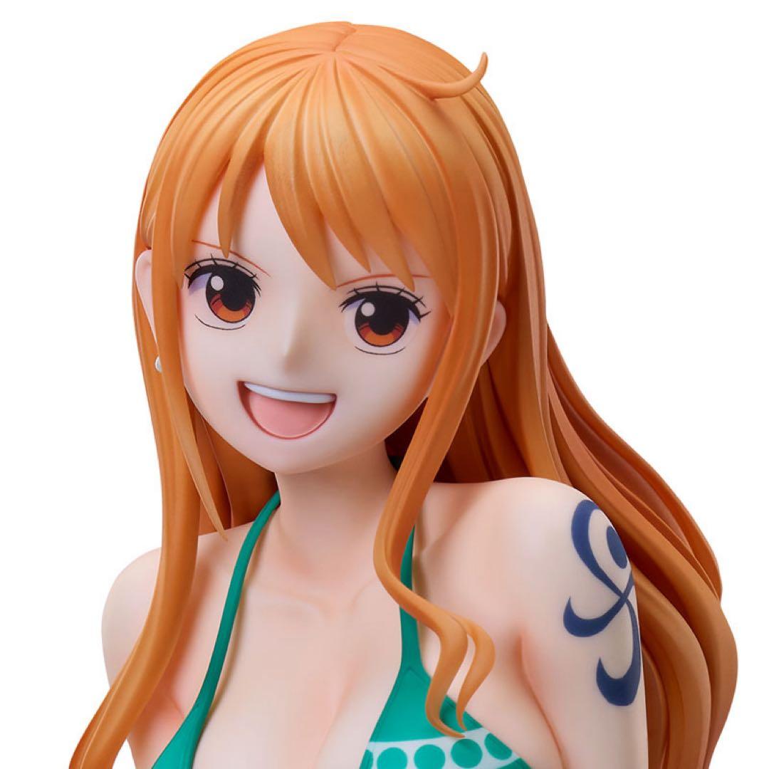ナミ 水着 1/4 メガハウス 輸送箱伝票跡無し ワンピース フィギュア 新品
