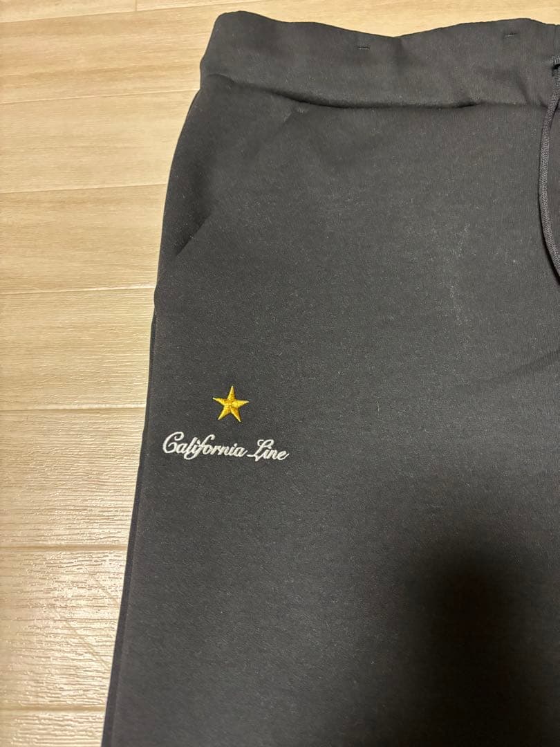 California Line ブラックジャージパンツ