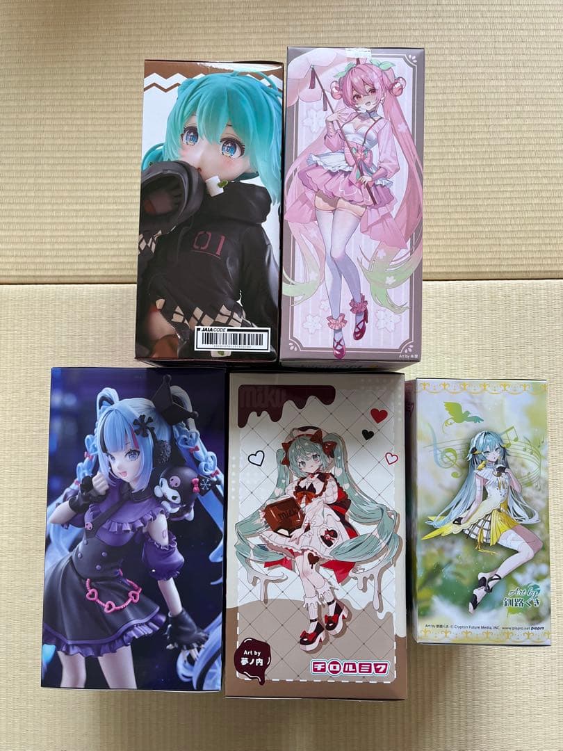 初音ミク(雪ミク&チロルミク&桜ミク&outdoor&カナリア)フィギュアセット