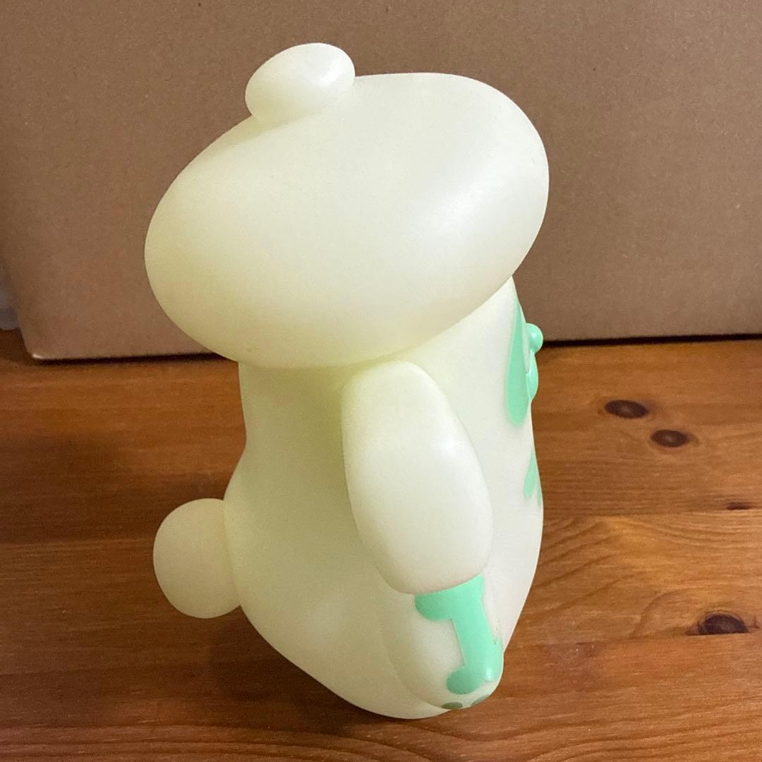 新品！おひげのポン　おひげのボーン　蓄光　ソフビ★