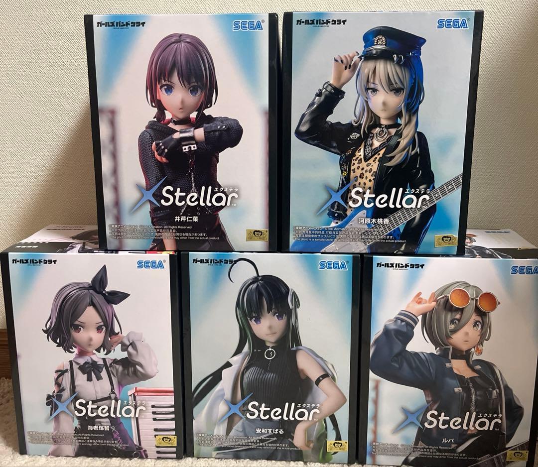プライズ品 ガールズバンドクライ Xstellarフィギュア5体セット