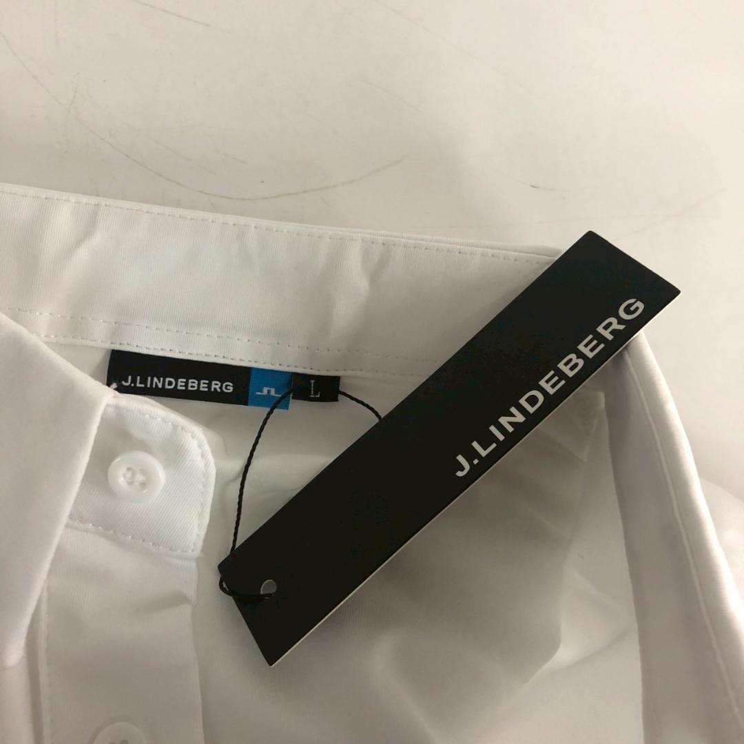 J.LINDEBERG ジェイリンドバーグ ゴルフポロシャツ メンズL 白 半袖