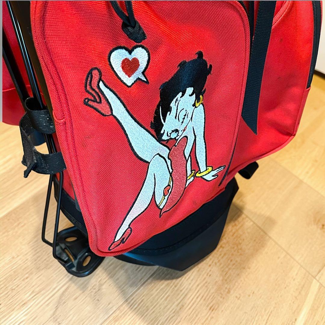 廃盤❣️稀少品✨Betty Boop スタンド式 キャディーバッグ ゴルフバッグ