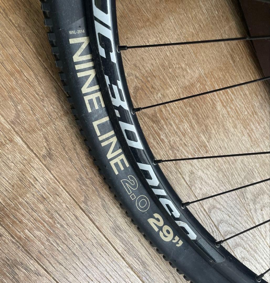 マウンテンバイク用ホイール前後セット (写真内のスプロケットは含みません)