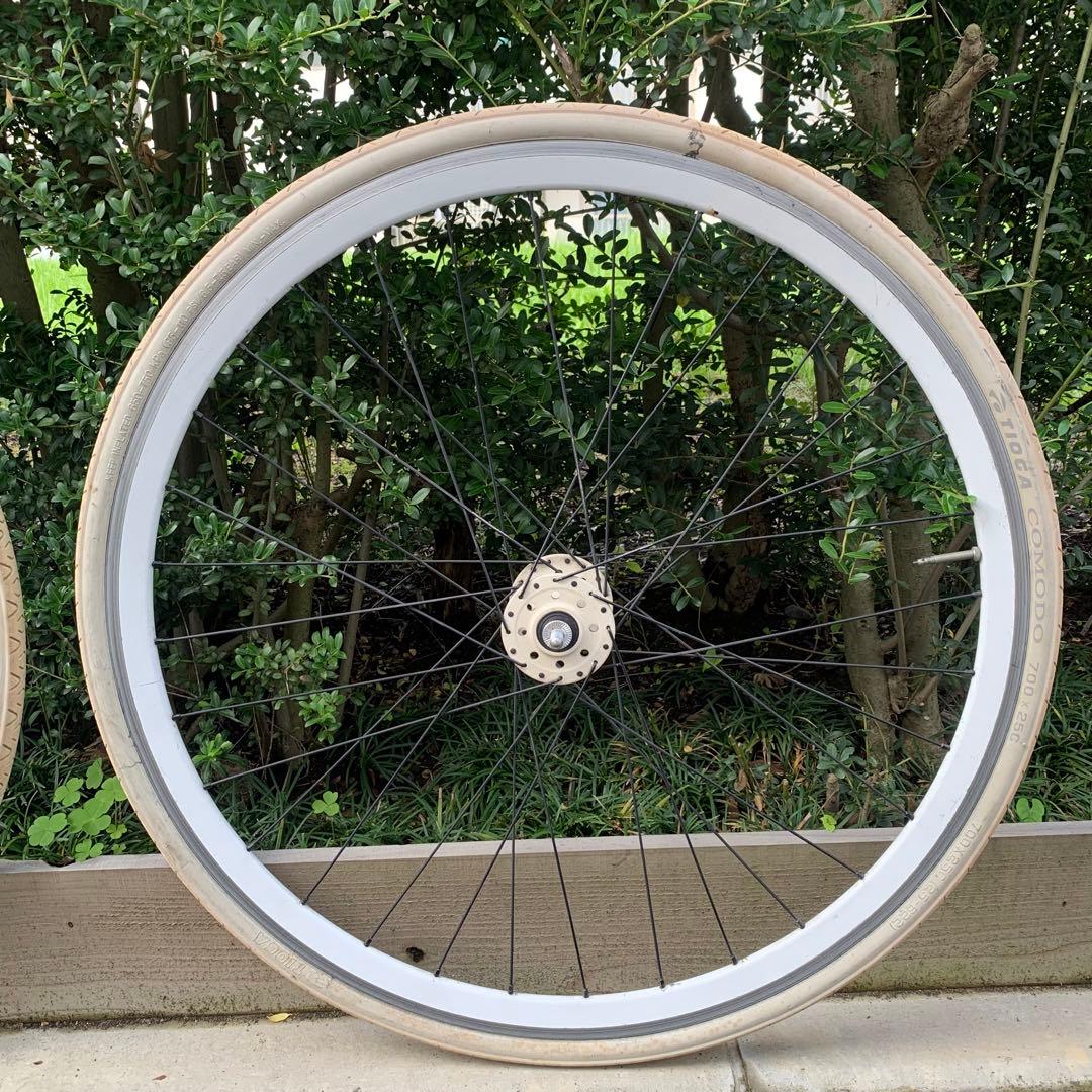 【発送可】SCHWINN ピストバイク フレーム&ホイールセット 現状品