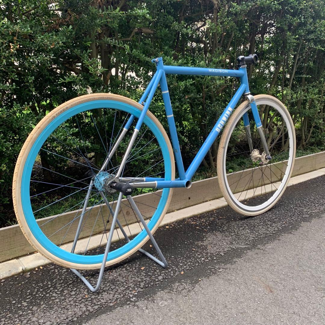 【発送可】SCHWINN ピストバイク フレーム&ホイールセット 現状品