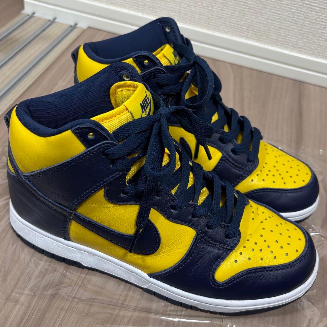 シューズ(男性用) NIKE Dunk High SP Retro 'Michigan' 24cm