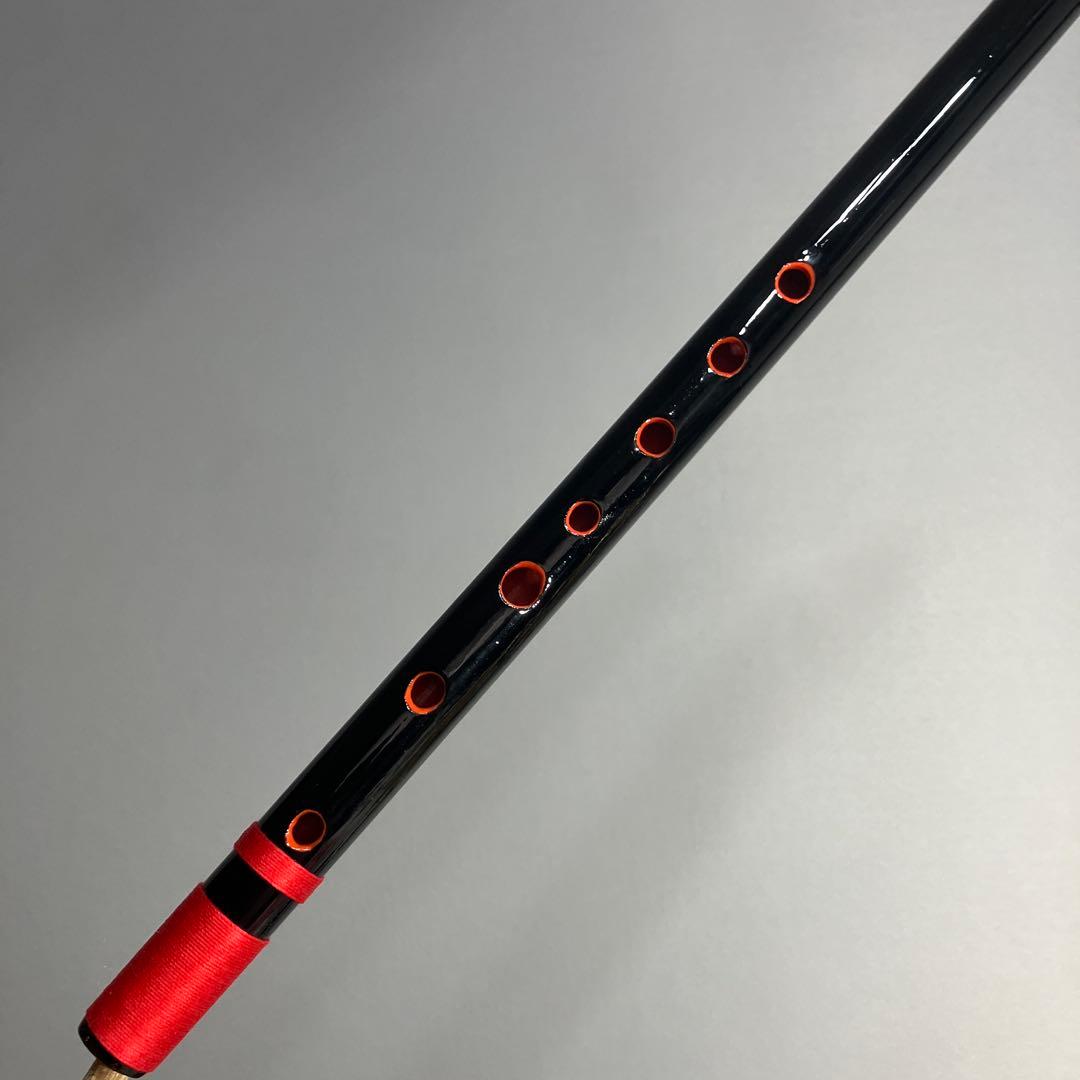 【篠笛七本調子 B菅】ドレミ調　天地糸巻西洋音階 竹笛 和楽器 MR7-142