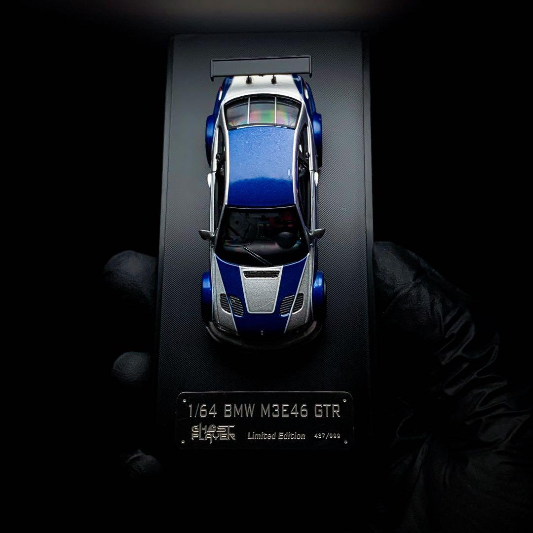 ミニカー 1/64 Ghost Player  M3 E46 GTR