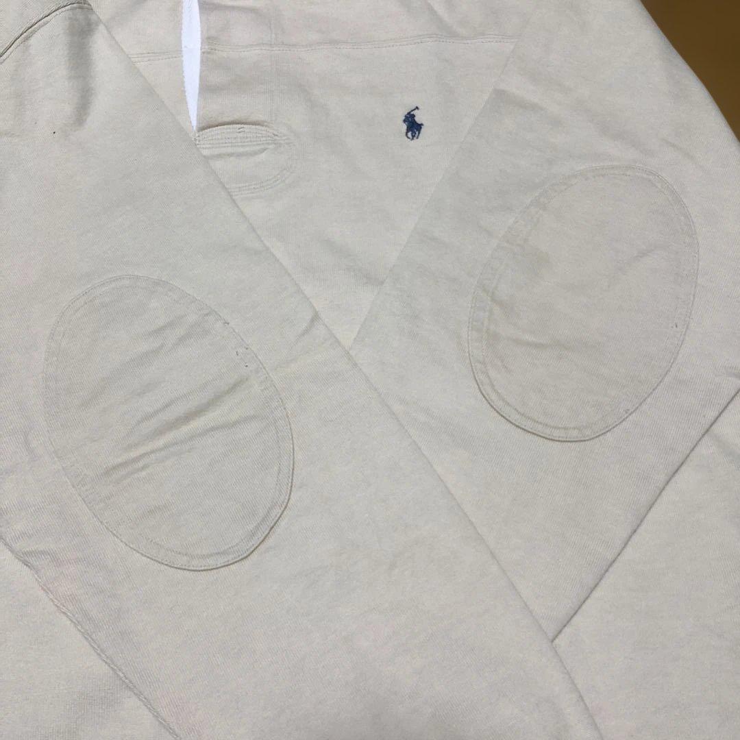 Poloポロ ラルフローレン ラガーシャツ エルボーパッチ L RRL