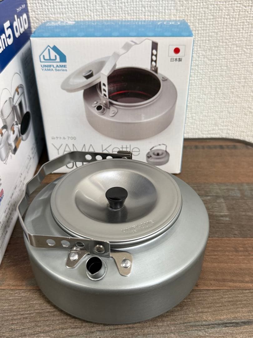 UNIFLAME fan5 duo 山ケトル700 fanバケツセット