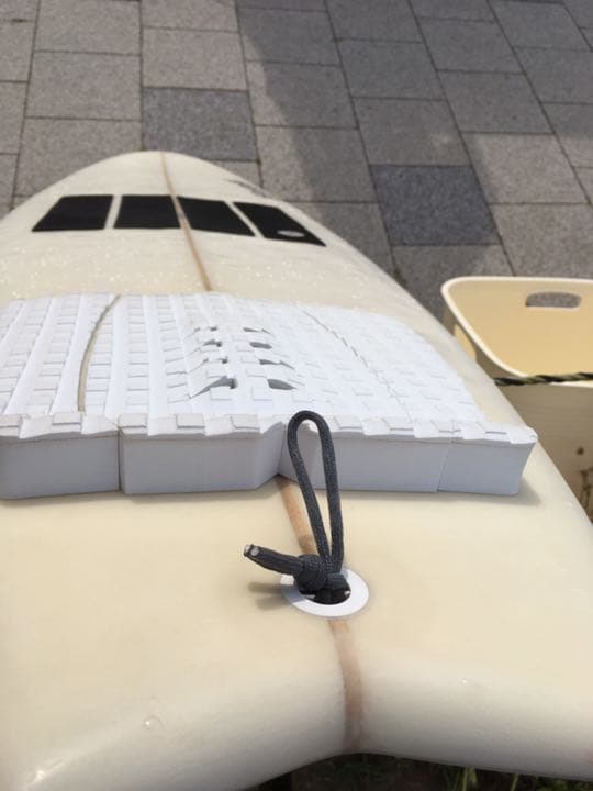 R5MOVESサーフボード　デッキパッド、フィン、リーシュ、ソフトカバーセット