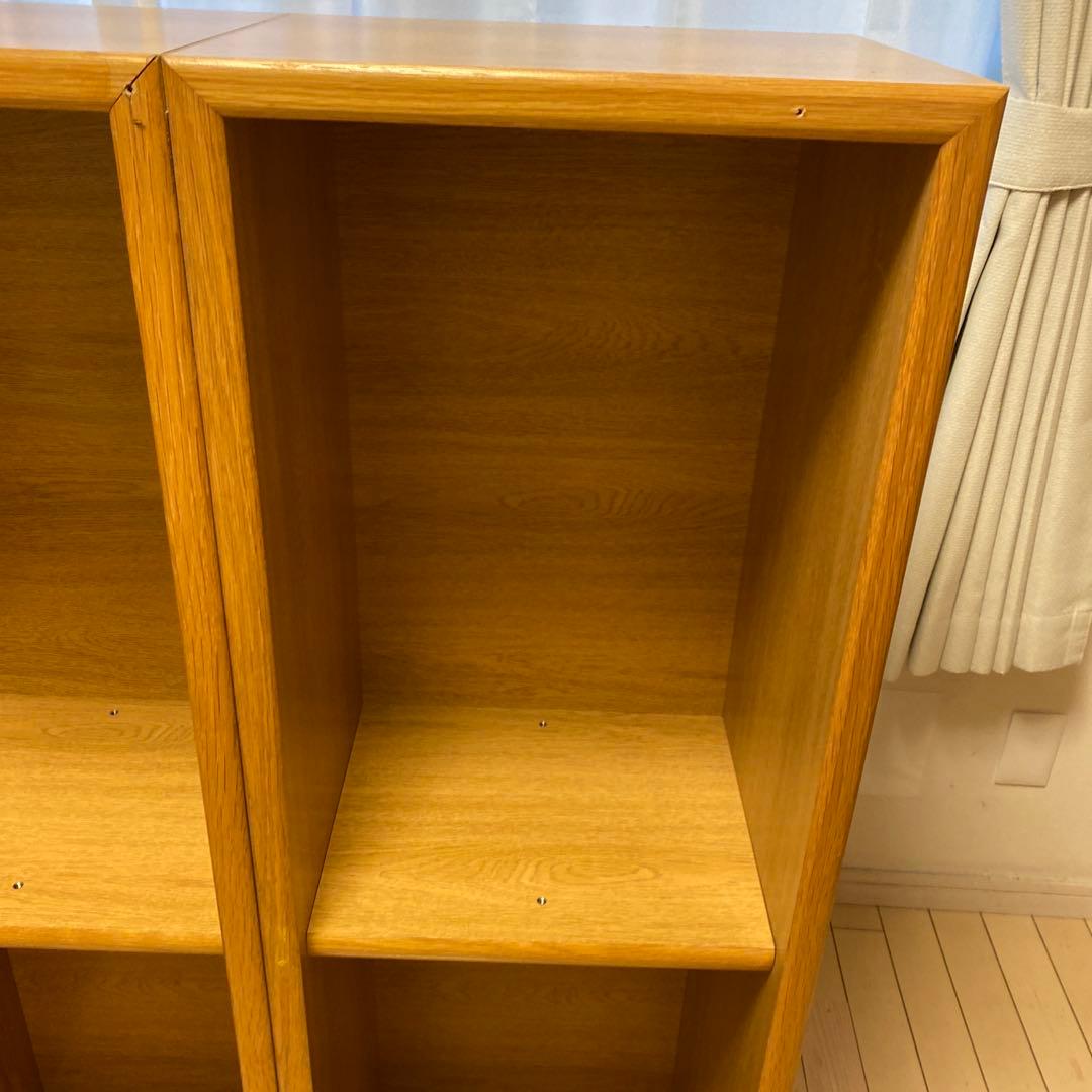 T*S様 ACTUS購入品　ナチュラルウッド　オープンシェルフ 2段　セット　レ