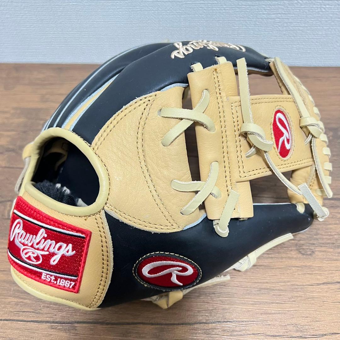 【タグ付き未使用品】一般軟式・グローブ ローリングス 内野用・大人用 キャメル