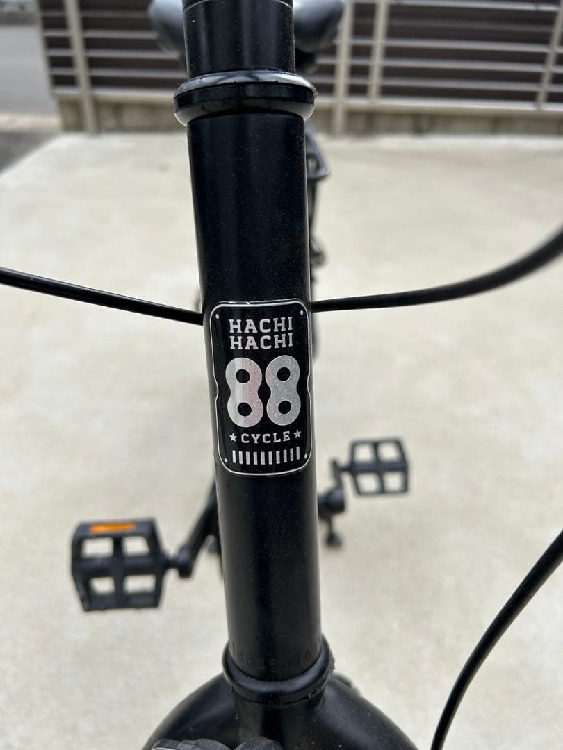 HACHI HACHI 88 シティサイクル ブラック