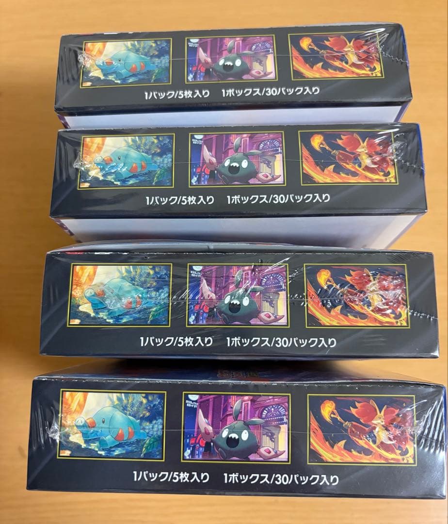 ポケモンカード ニンジャスピナー 新品未開封シュリンク付き 4BOX