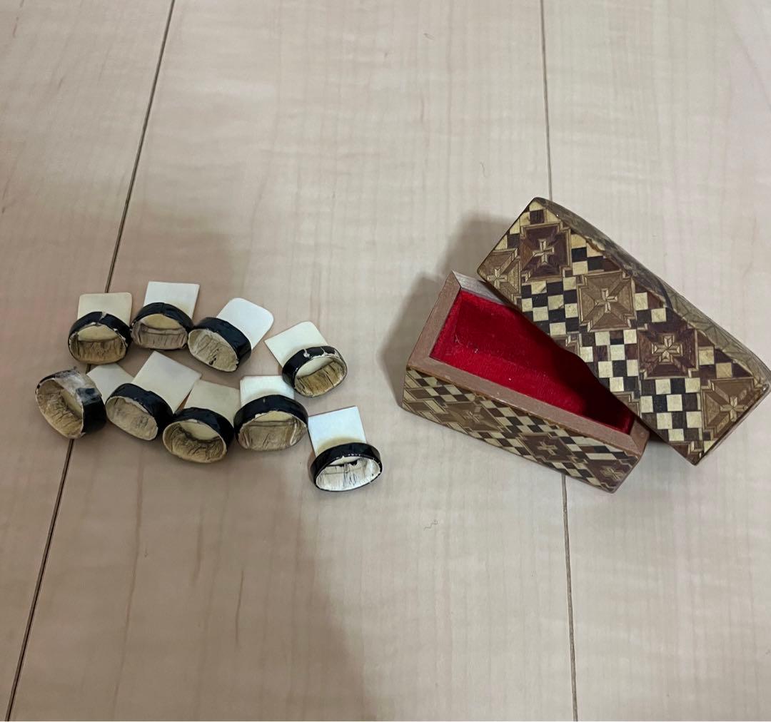 箏 琴 13弦 爪 柱 付属品あり
