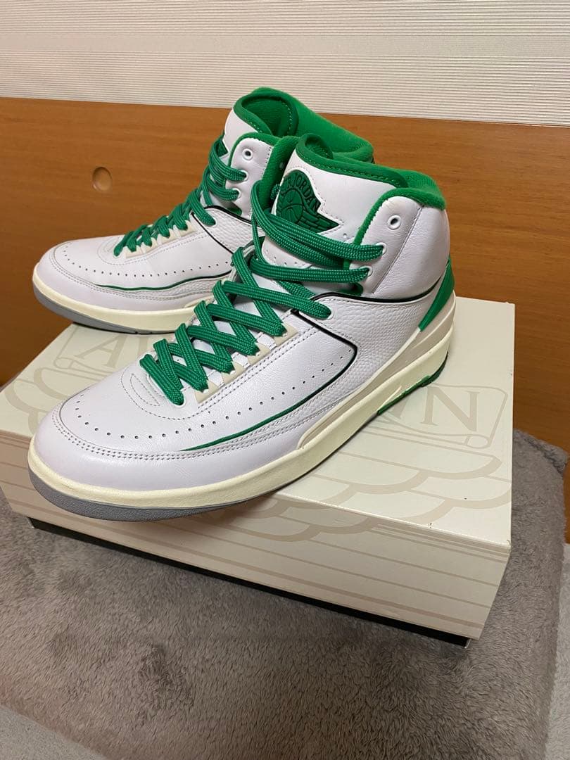 T*0様 NIKEエアジョーダン2ラッキーセイルグリーン