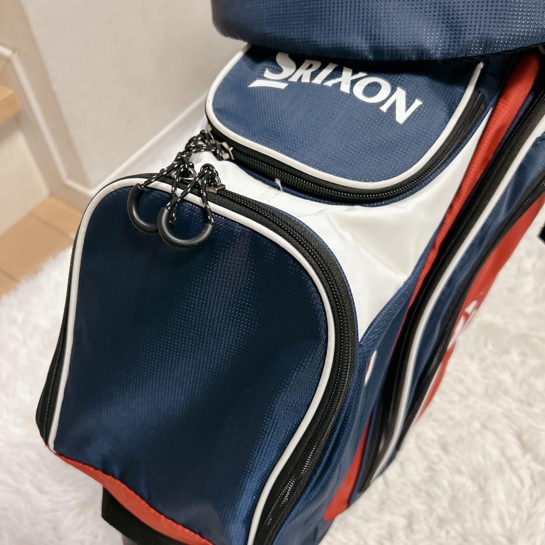 【美品】SRIXON スタンド式 キャディバッグ ゴルフバッグ 14分割