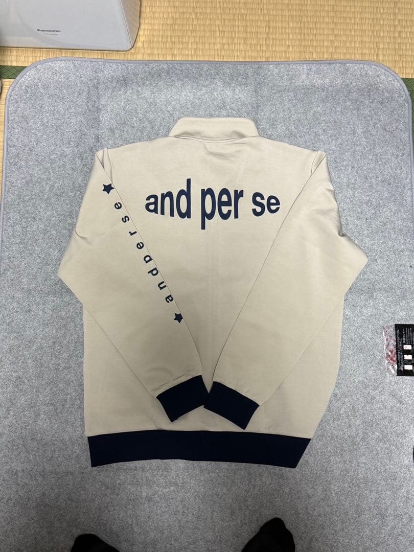 【未使用】and per se ストレッチジップアップジャケット