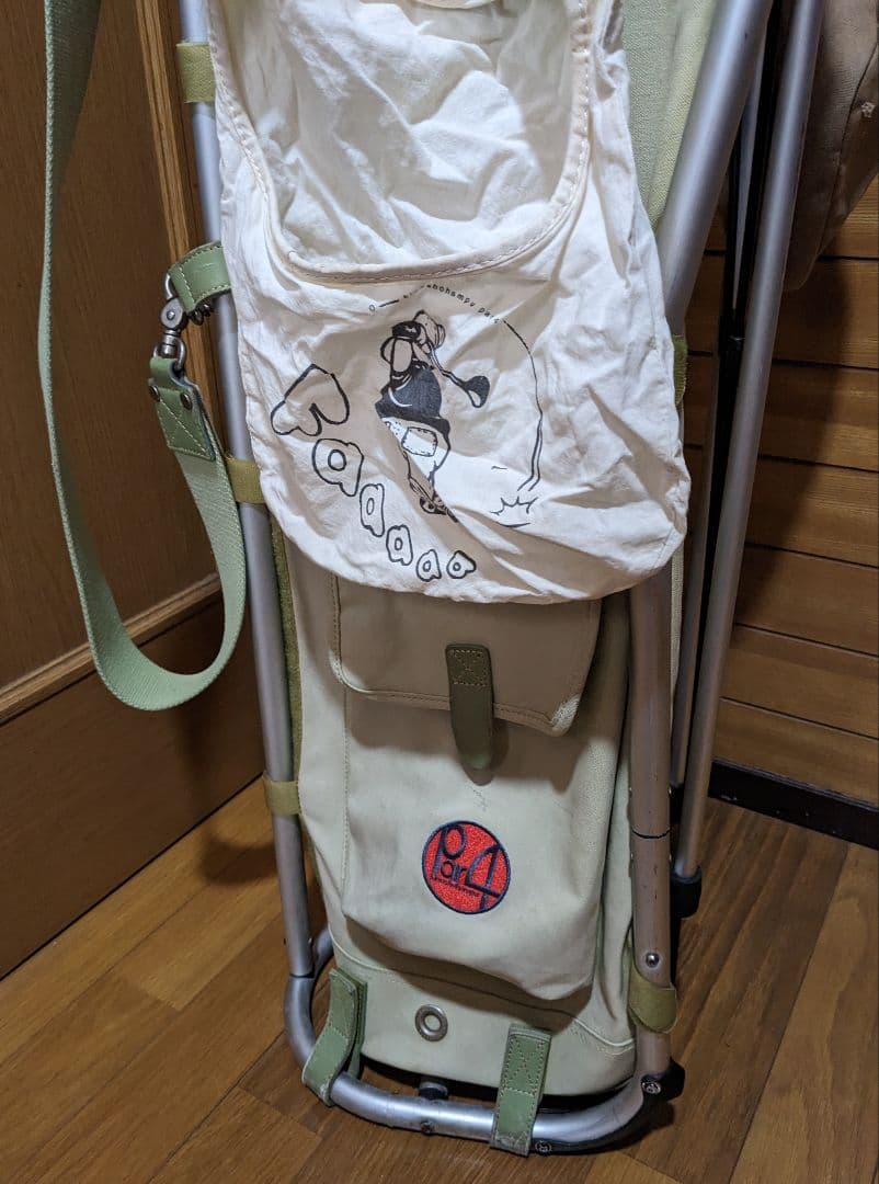 レア　木ノ庄帆布 ミズノ アルミスタンドキャディーバッグ
