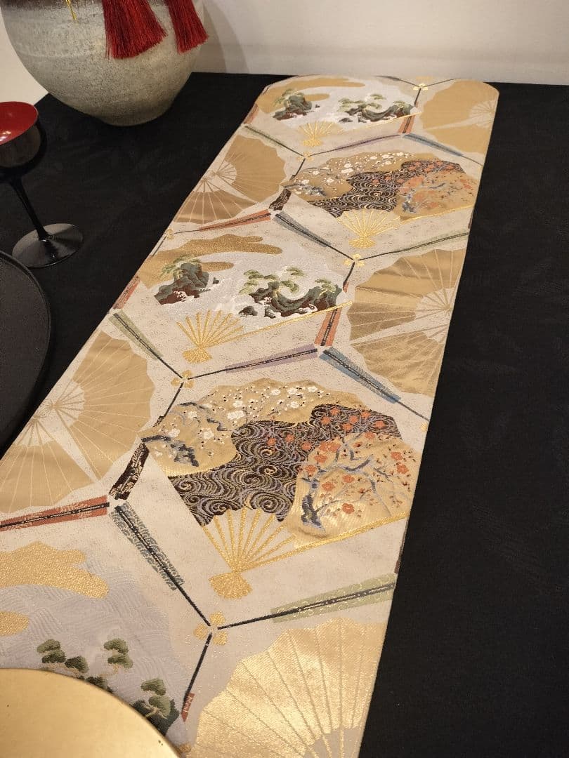 A938高級‼️逸品‼️ひな祭り‼️扇子‼️2m3cm