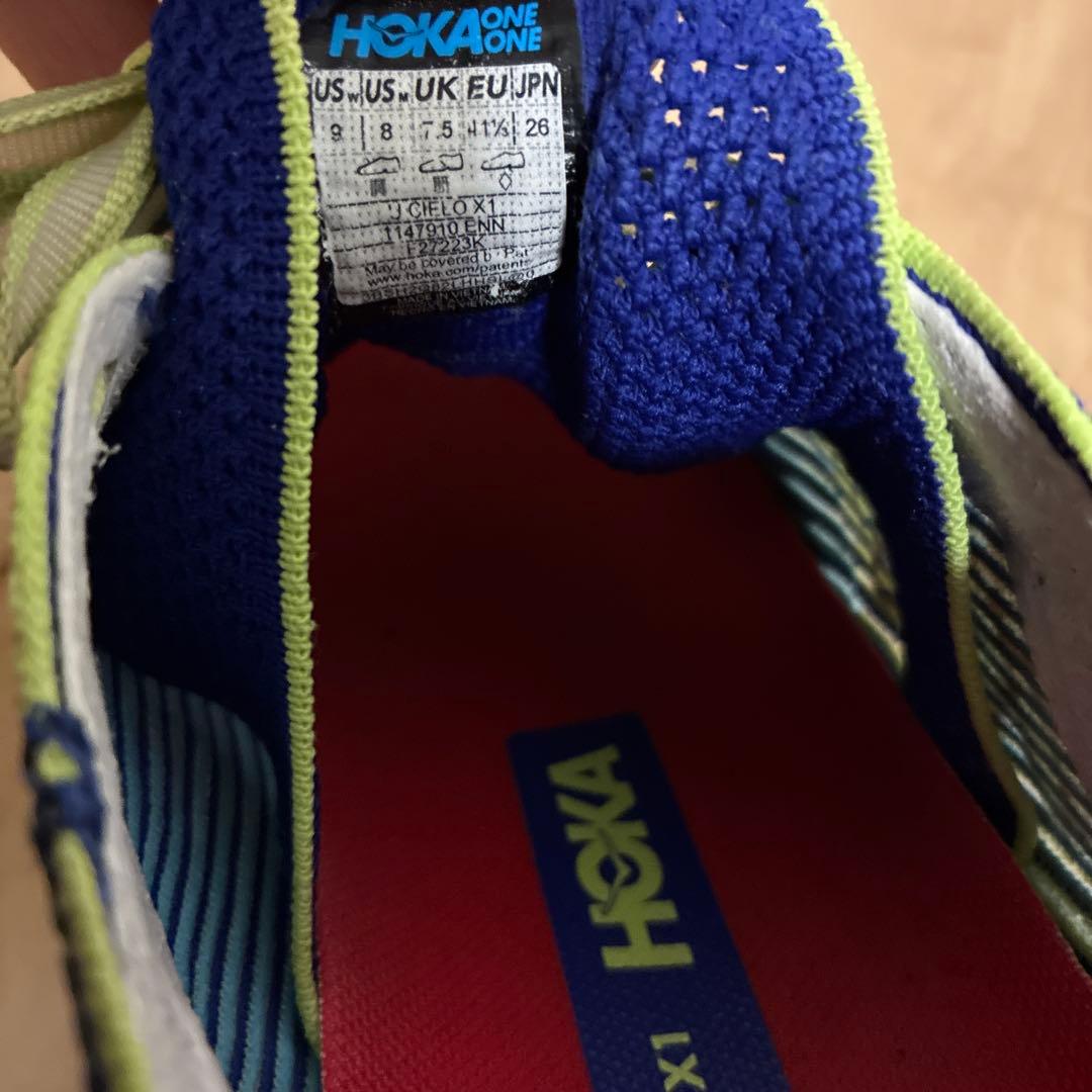 【美品】HOKAホカオネCIELO X1 26.0cmシエロ ランニングシューズ
