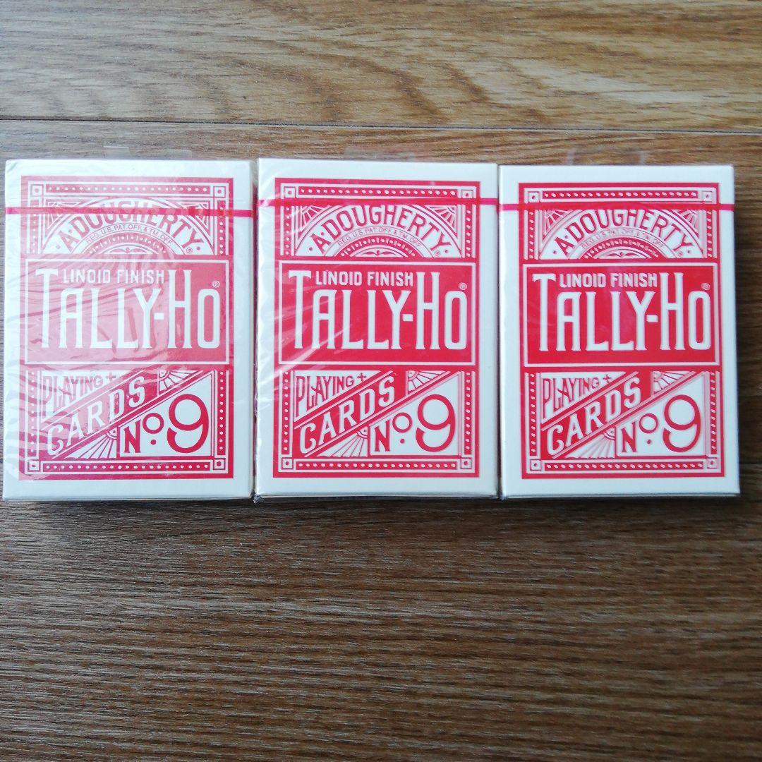 オハイオブルーシール●Tally-Ho No. 9 トランプ 3セット