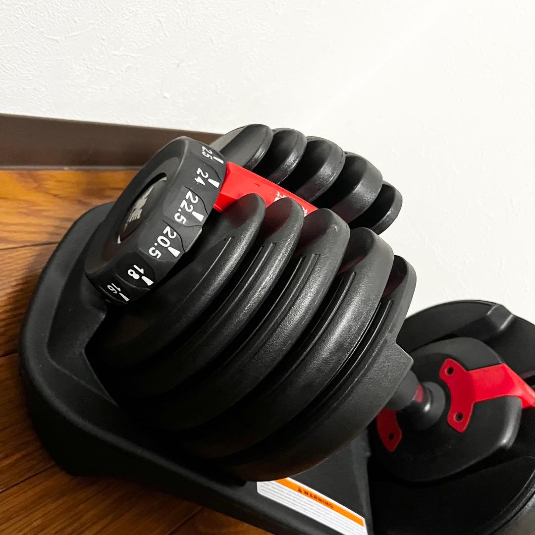 【未使用級】BARWING 可変式ダンベル 24kg×2 15段階 ①
