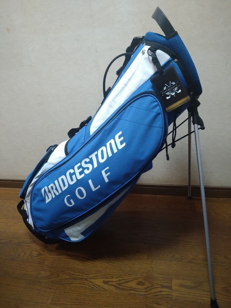 BRIDGESTONE GOLF キャディバッグ 青白
