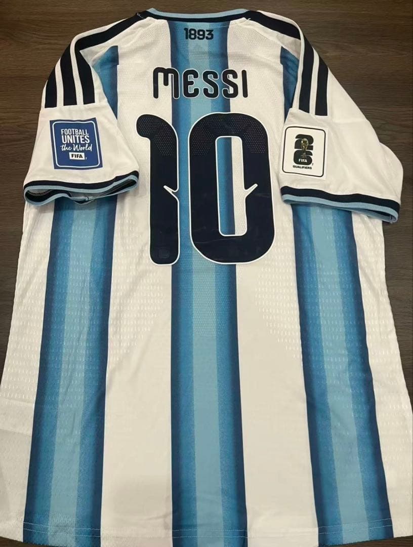 アルゼンチン代表 2026年ワールドカップ ホームキット 選手仕様 XLサイズ