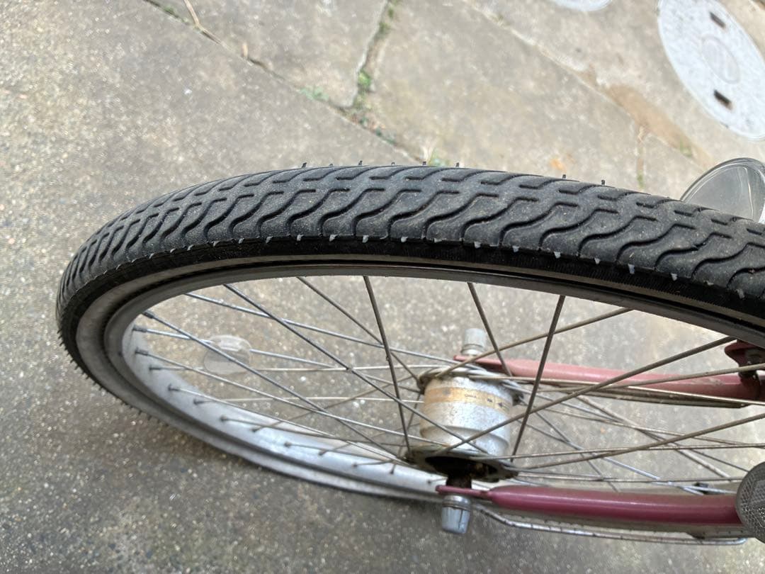 ナカタダ　3人乗り自転車　子供乗せ自転車　修理必要なジャンク