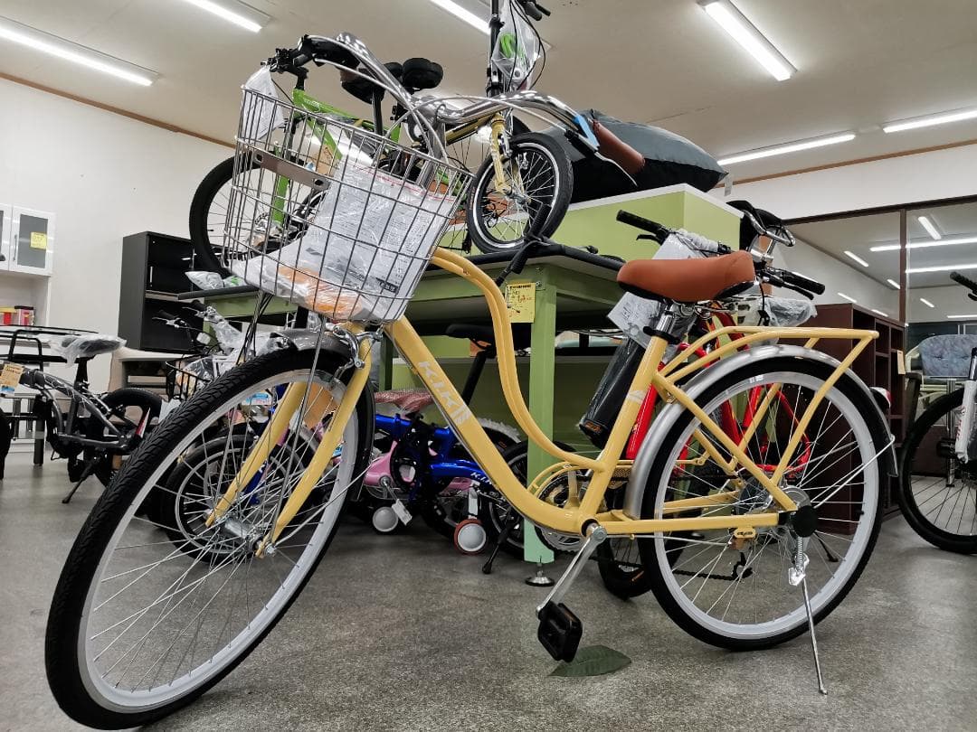 超お得 新品KF24 自転車 シティサイクル シマノ製7段