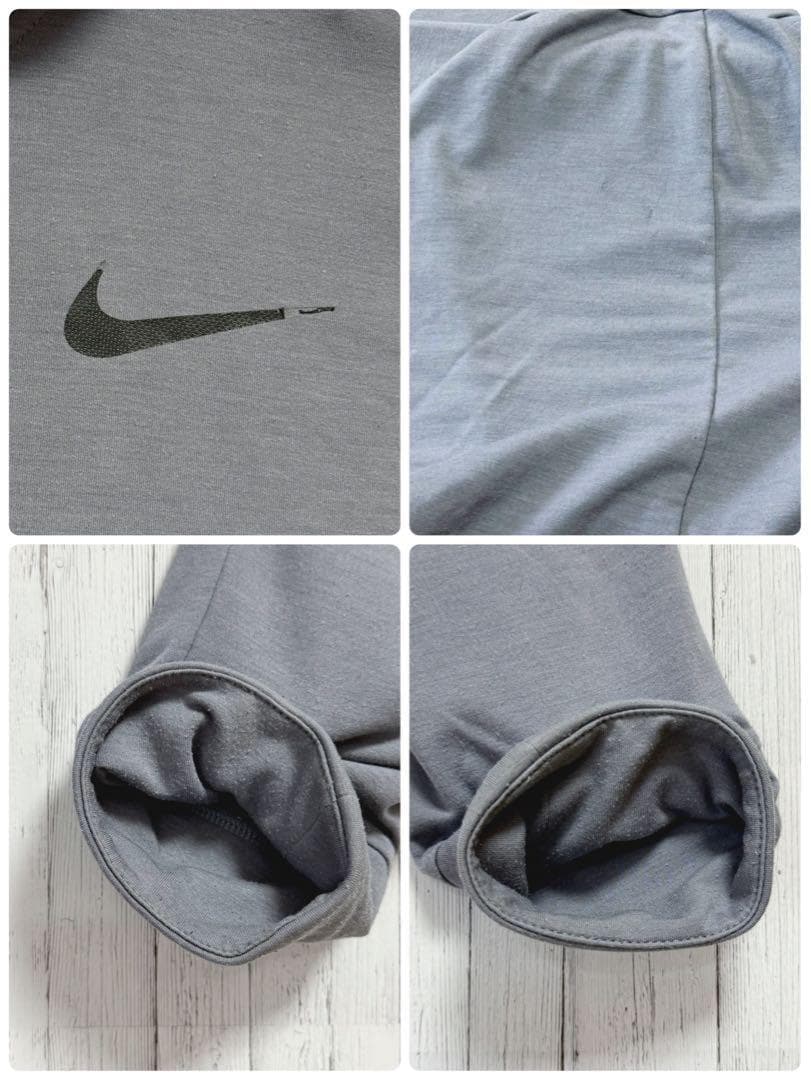 NIKE　ナイキ　パーカー ジップアップ　グレー　ビッグシルエット　XL