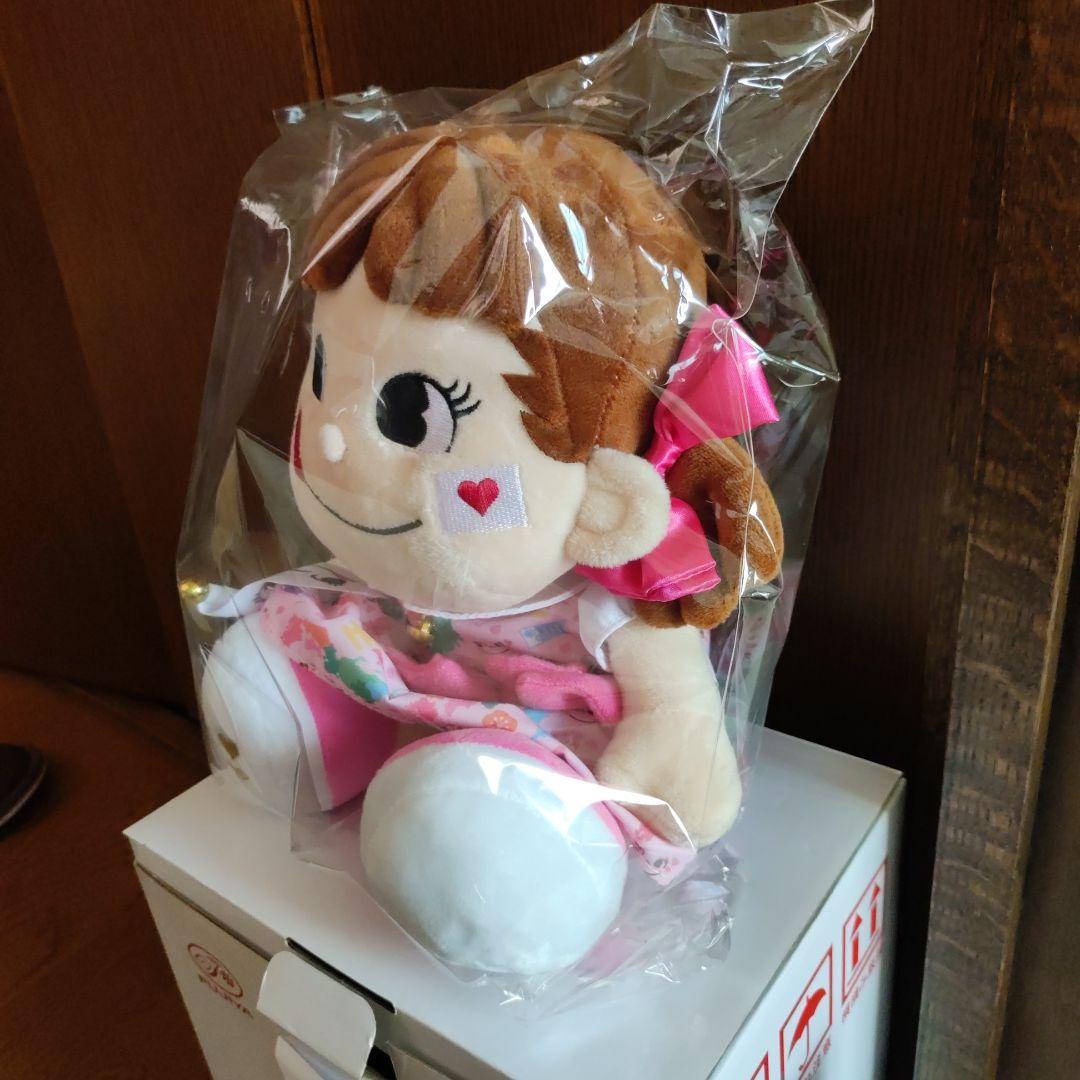 ぺコちゃん ぬいぐるみ ピンク 未開封