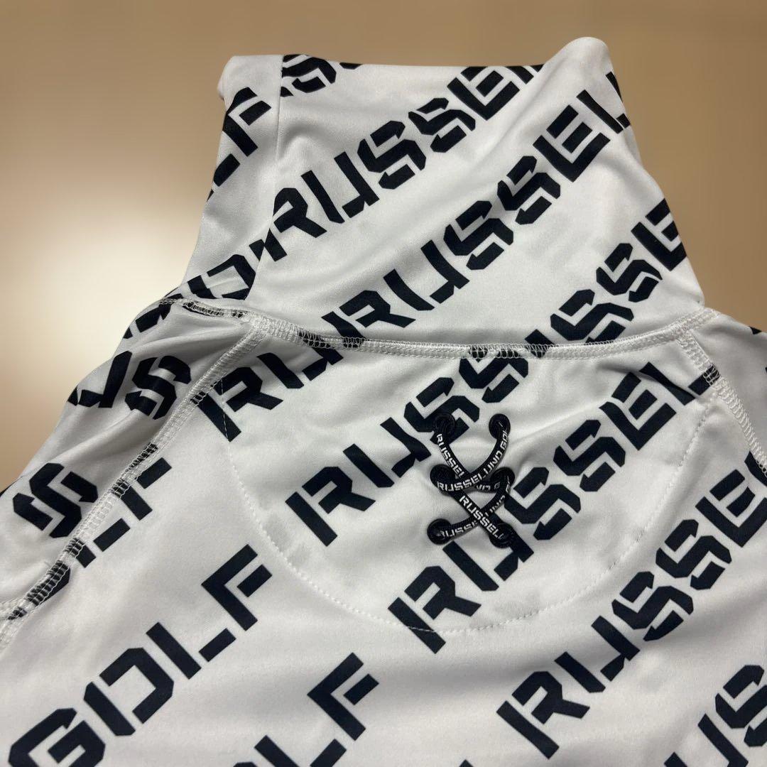 ★新品★ RUSSELUNO GOLF ハイネックシャツ ホワイト LL