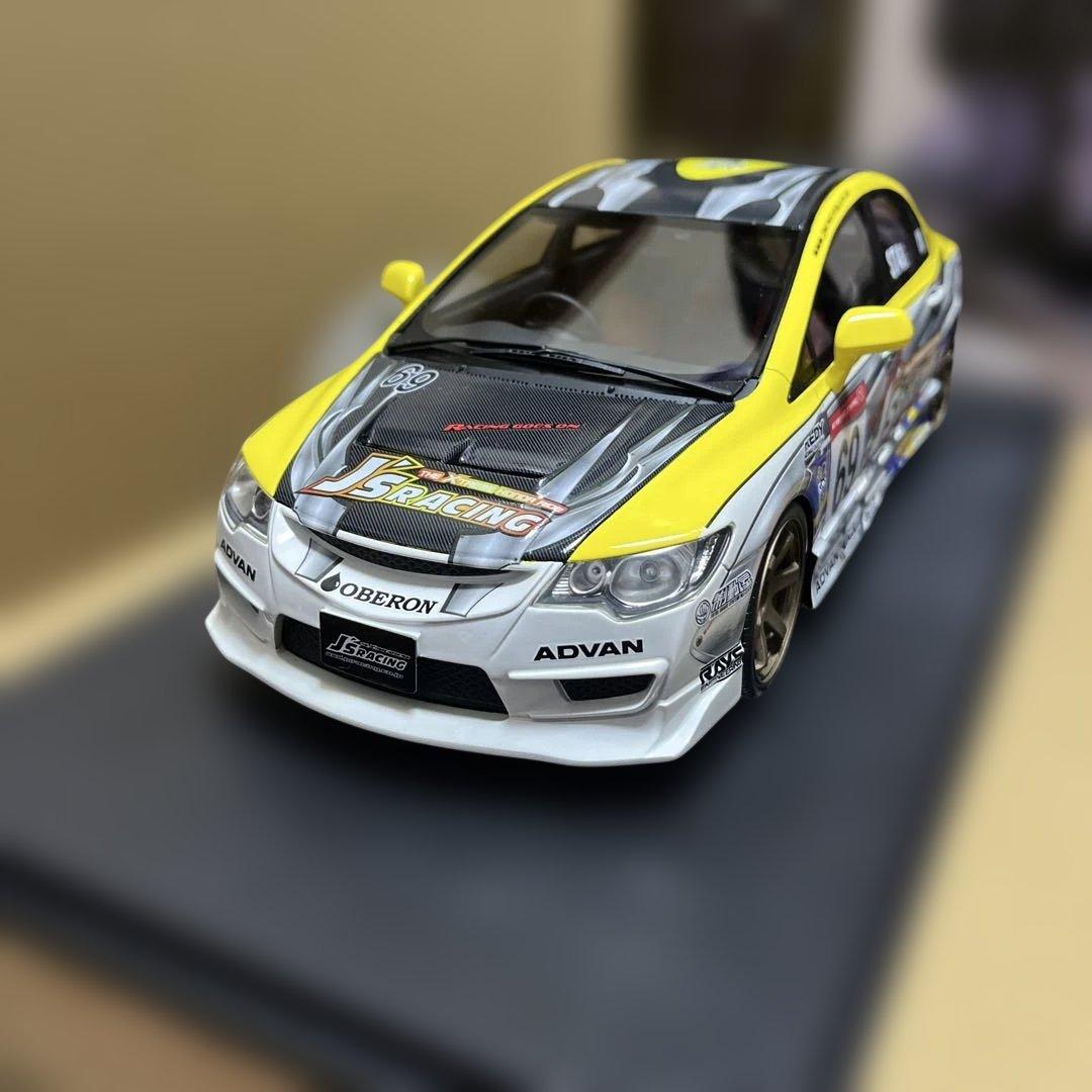 one model J’sRACING シビックタイプR FD2 1/18