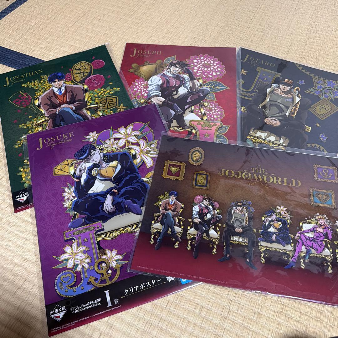 1番くじ　ジョジョの奇妙な冒険THE★JOJOWORLD ADF他セット