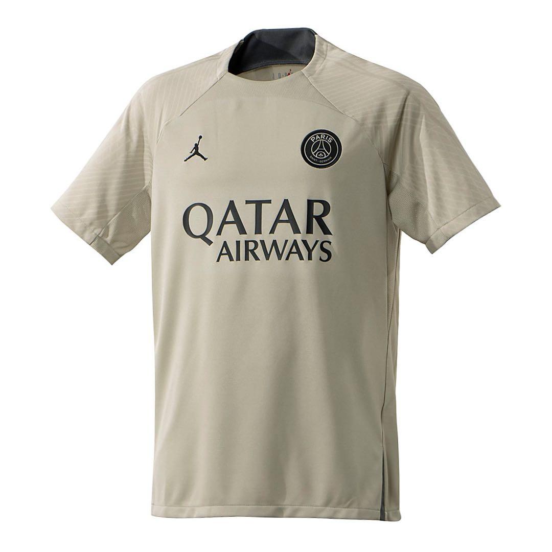 新品無使用！Jordan PSG グレー スリムフィット シャツ