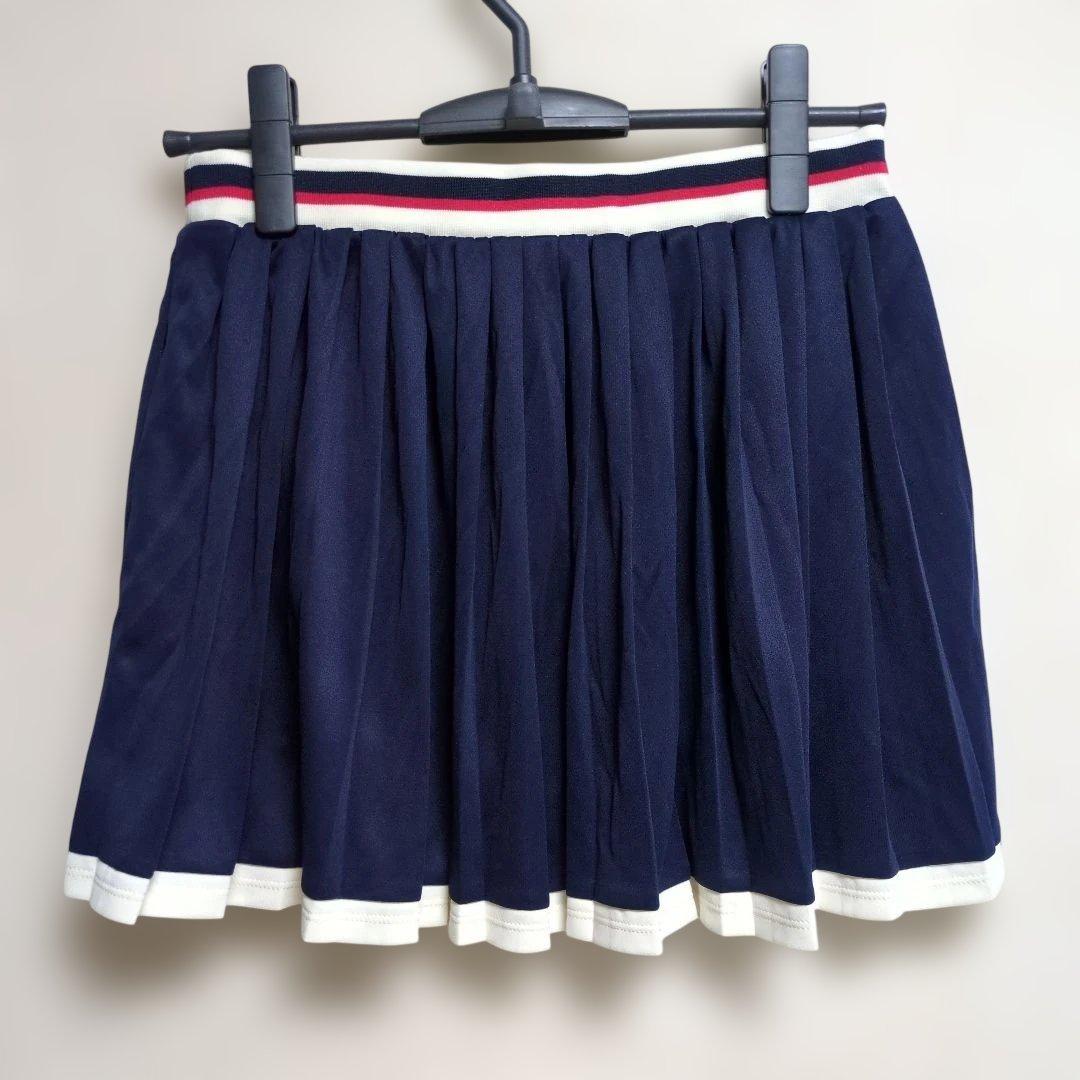 FILA ネイビー プリーツスカート M