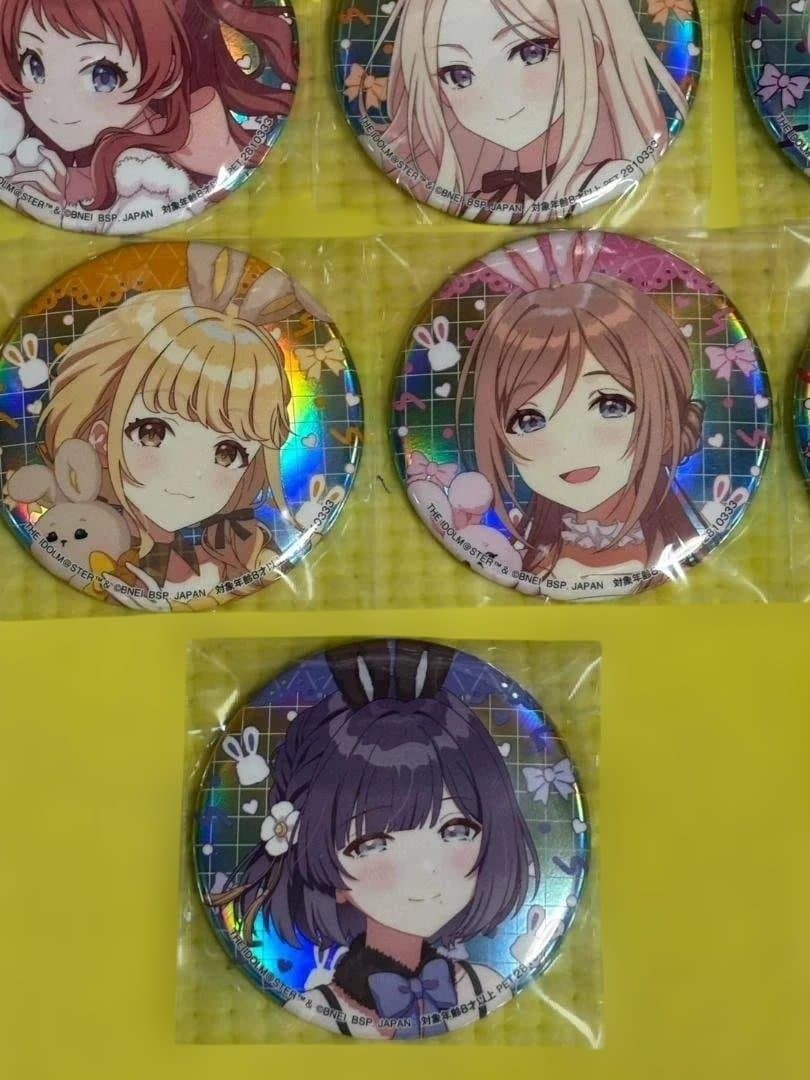 学園アイドルマスター　GiGO　オーロラ缶バッジコンプ+ノベルティコンプセット