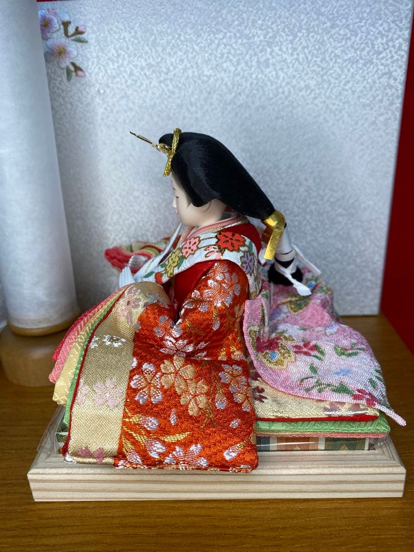 東京久月　雛人形　親王飾り収納セット・サイズ間口約４５×奥行約２２×高さ約３７㎝