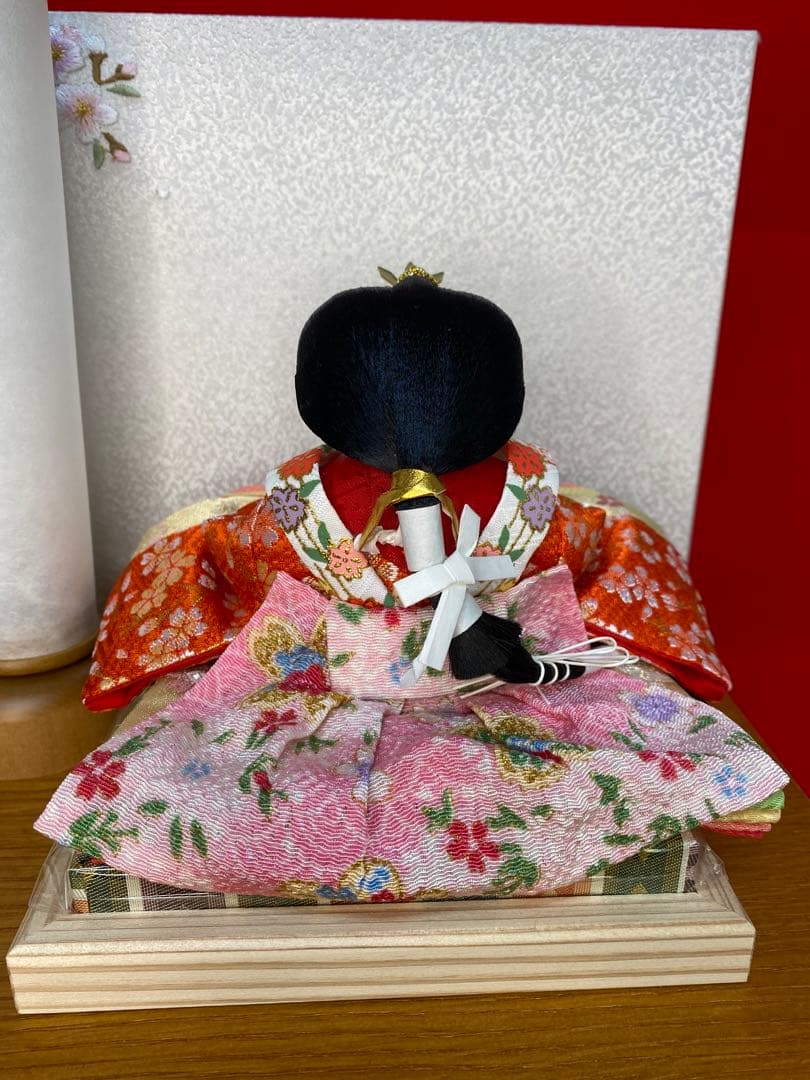 東京久月　雛人形　親王飾り収納セット・サイズ間口約４５×奥行約２２×高さ約３７㎝