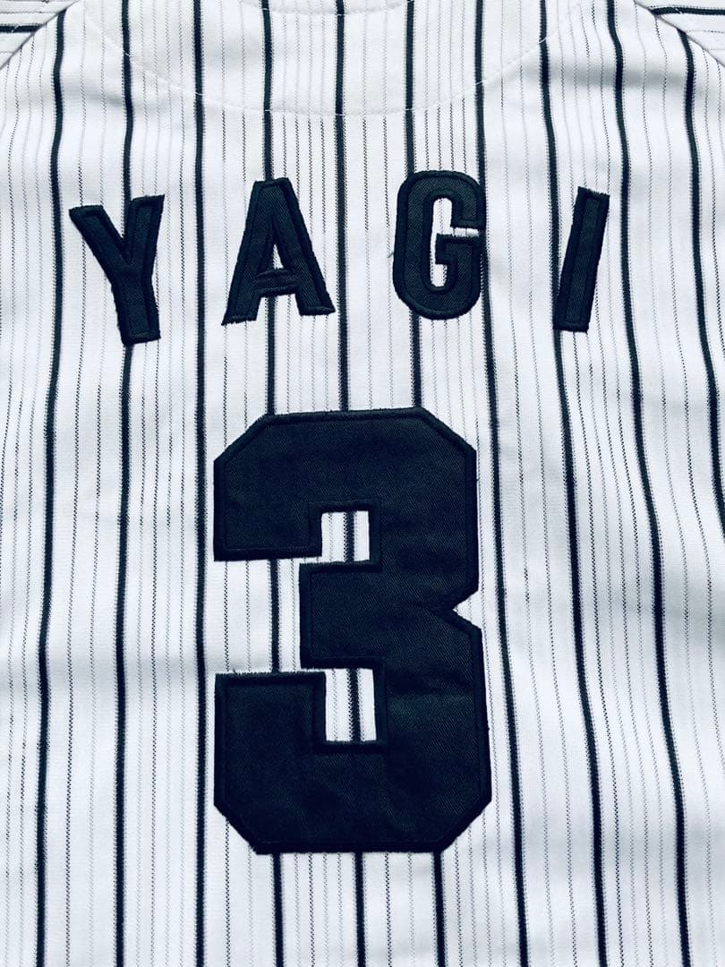 tomo　未使用　阪神タイガース　八木裕　ユニフォーム メンズL 刺繍八木