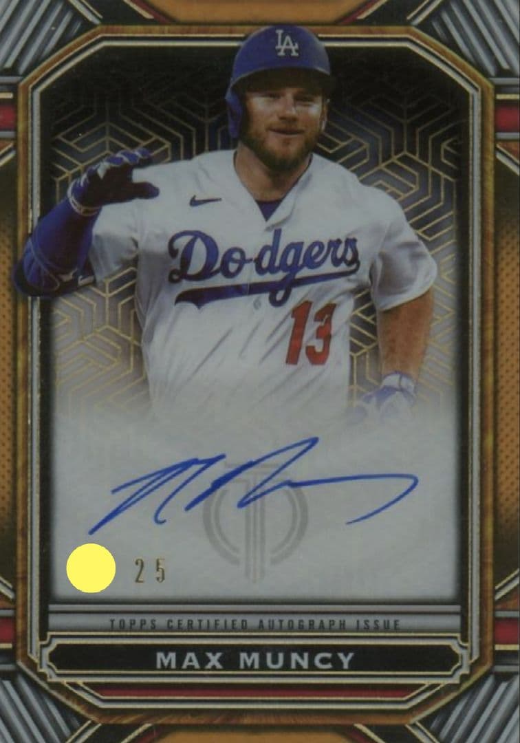 2023 Topps マックス・マンシー 直筆サイン 大谷翔平 同僚 25枚限定